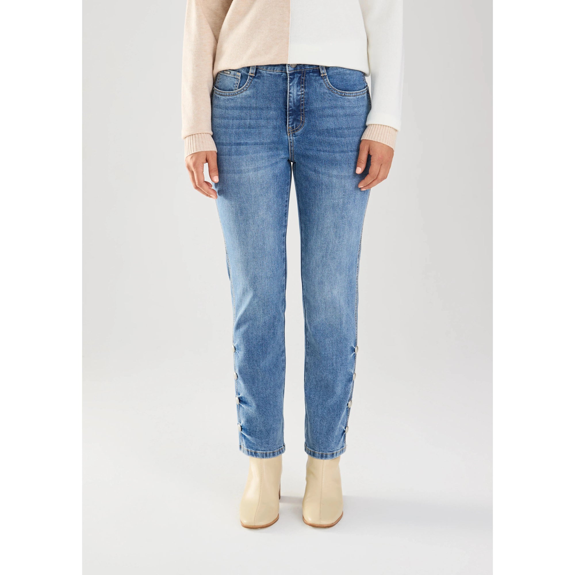 SUZANNE STRAIGHT ANKLE-Denim-FRENCH DRESSING JEANS-Coriander