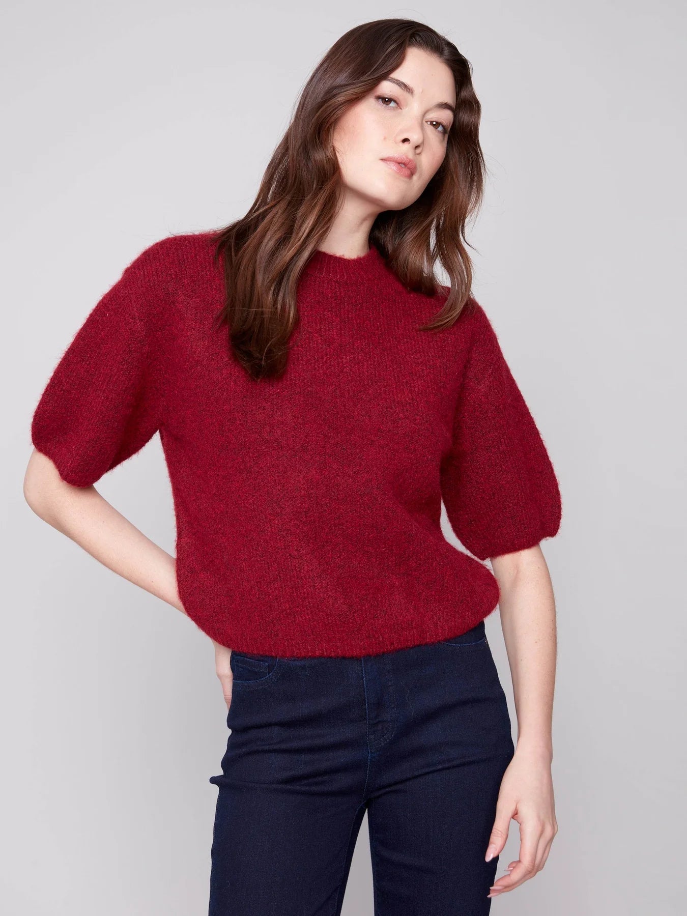 SWEATER | BALLOON ELBOW SLEEVE