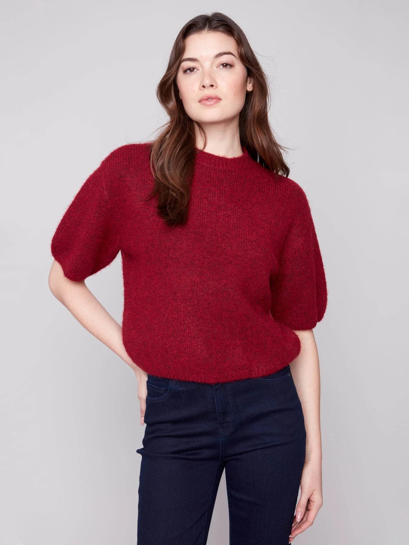 SWEATER | BALLOON ELBOW SLEEVE