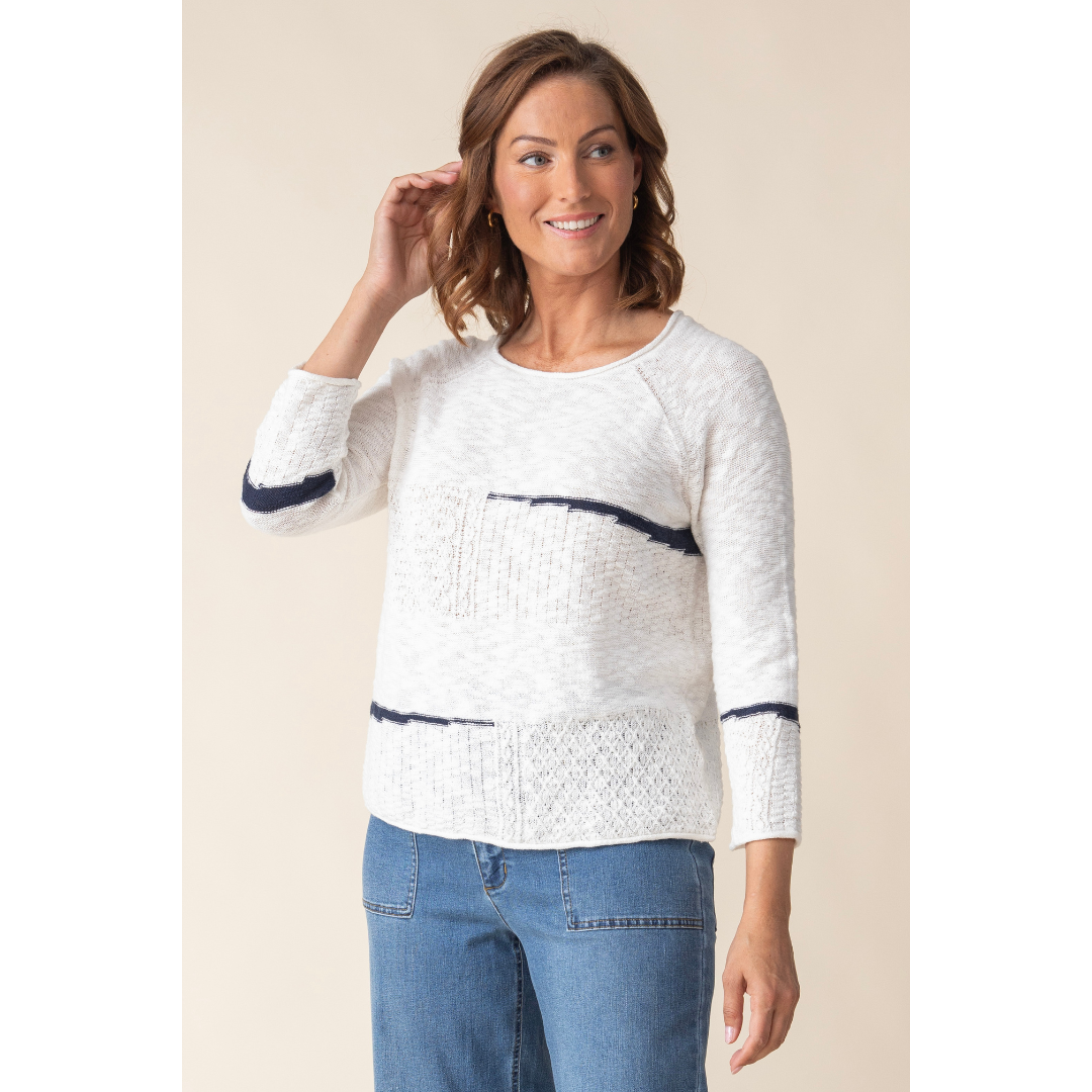 SWEATER | BOATNECK PULLOVER-Jackets & Sweaters-HABITAT-SMALL-WHITE-Coriander