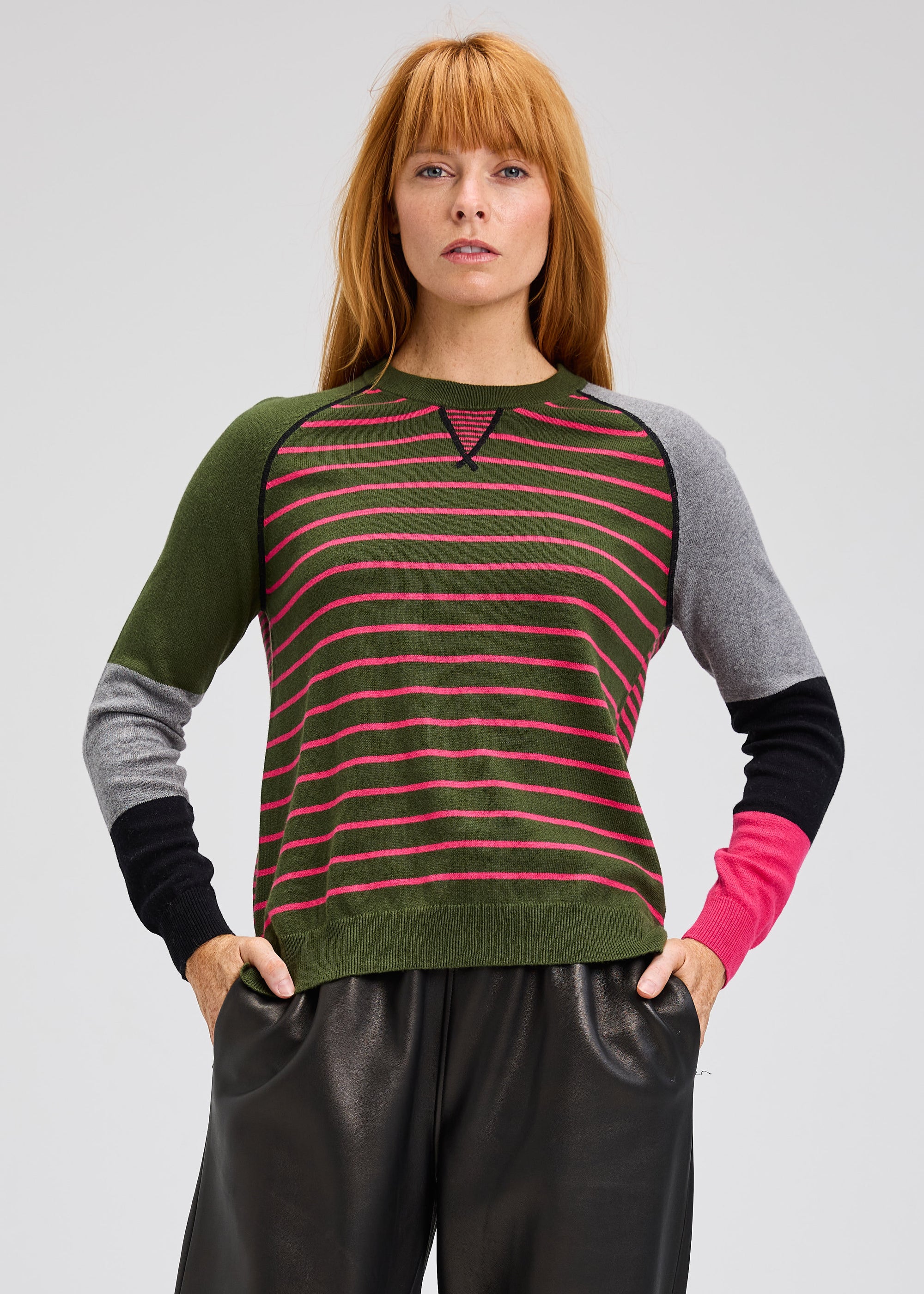 SWEATER | BRETON-Jackets & Sweaters-ZAKET & PLOVER-XSMALL-OLIVE-Coriander