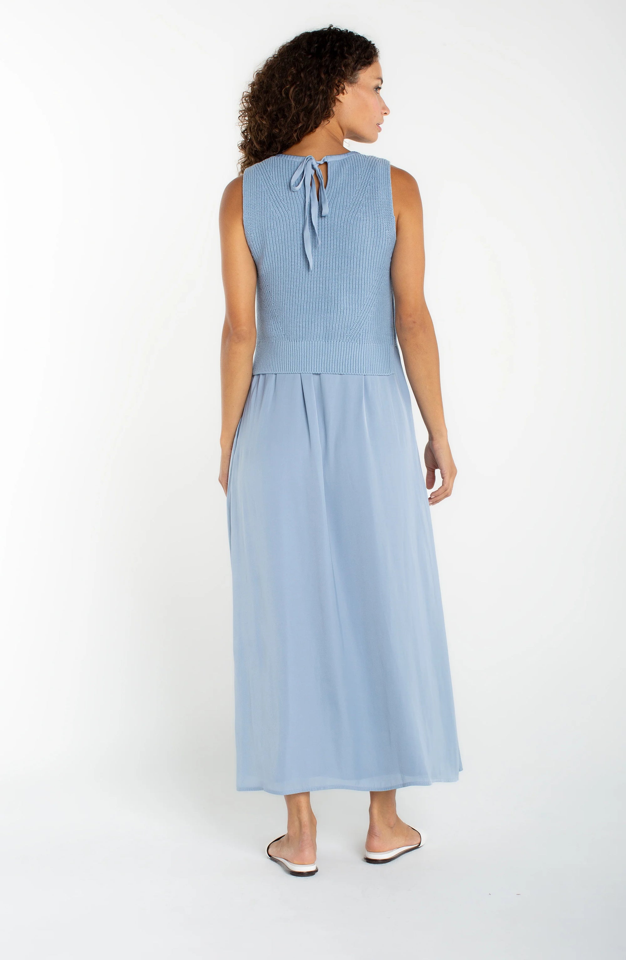 SWEATER DRESS | SLEEVELESS-Dress-LIVERPOOL-Coriander
