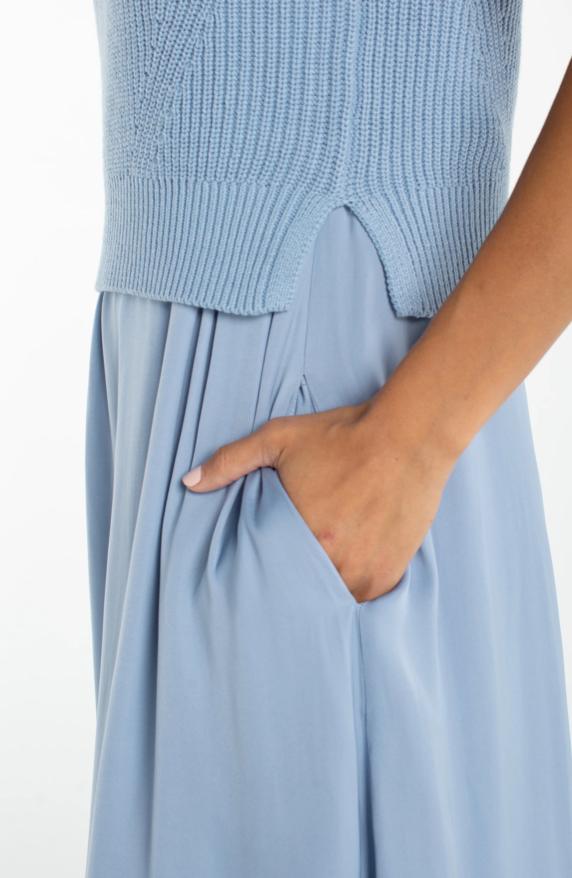 SWEATER DRESS | SLEEVELESS-Dress-LIVERPOOL-Coriander