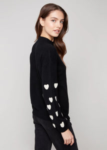 SWEATER | EMBROIDERED MOCK NECK-Jackets & Sweaters-CHARLIE B-Coriander