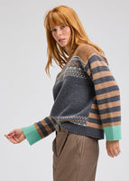 SWEATER | FAIRISLE-Jackets & Sweaters-ZAKET & PLOVER-Coriander