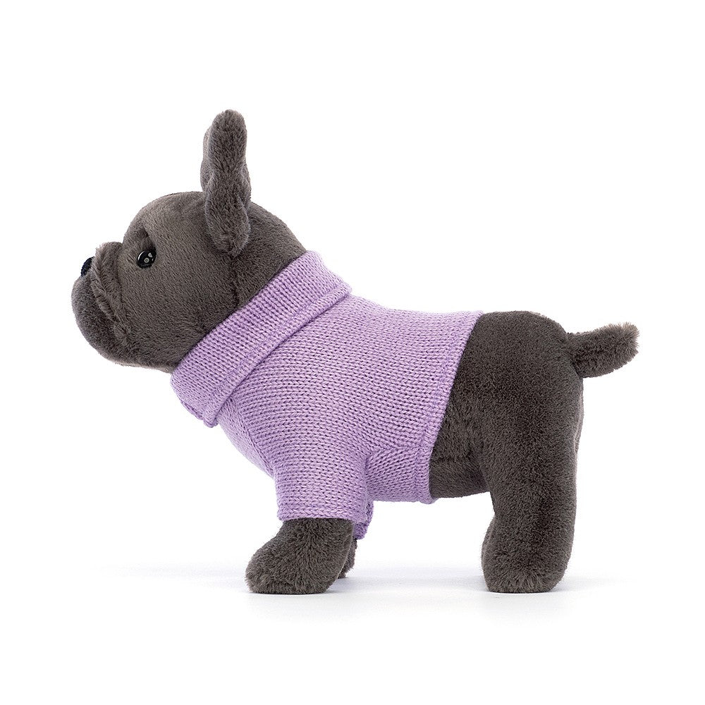 SWEATER FRENCH BULLDOG - PURPLE-Stuffie-JELLYCAT-Coriander