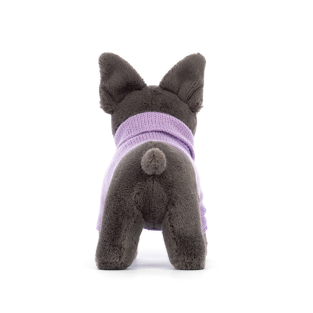 SWEATER FRENCH BULLDOG - PURPLE-Stuffie-JELLYCAT-Coriander