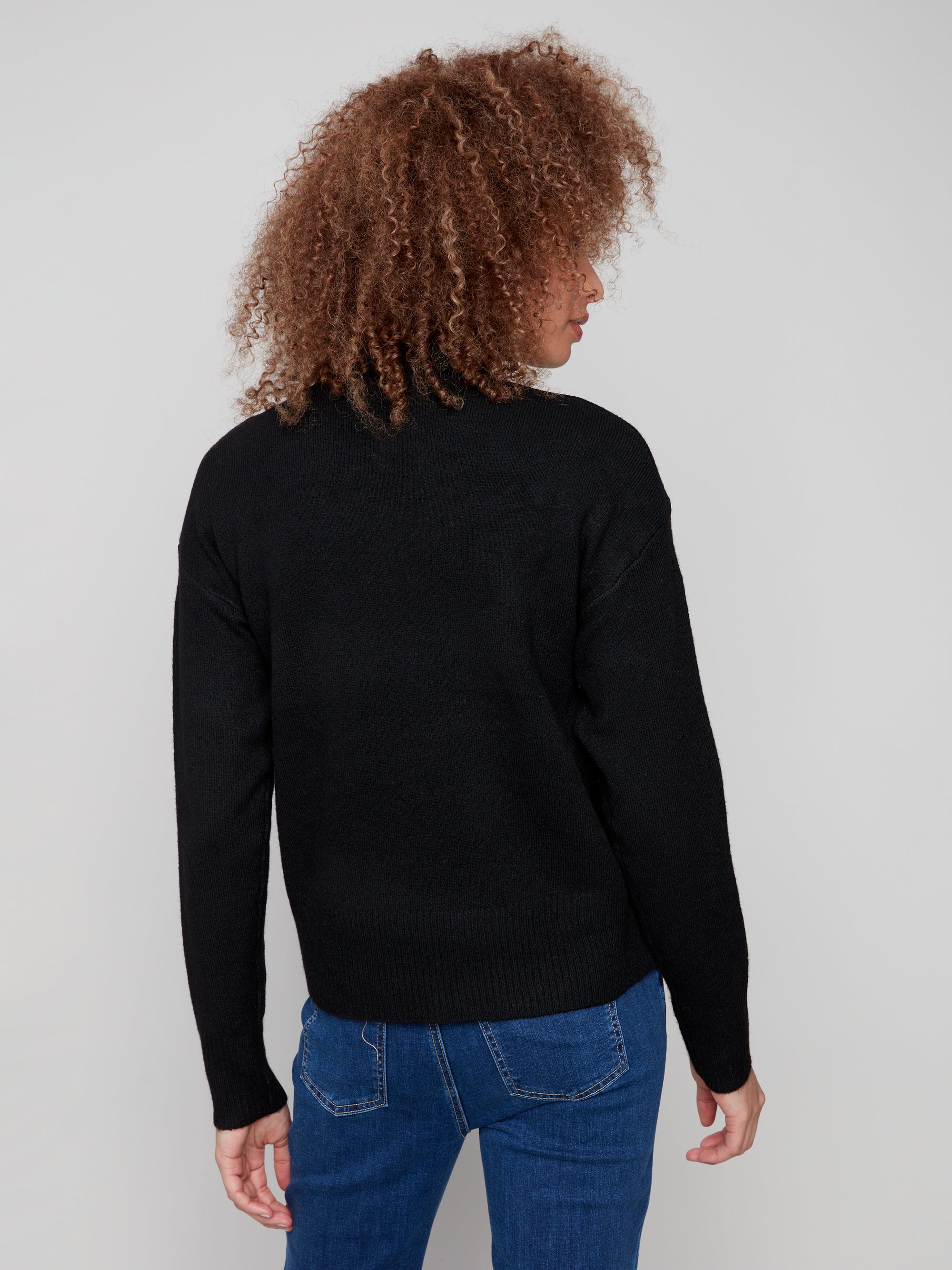 SWEATER | INTARSIA HEART-Jackets & Sweaters-CHARLIE B-Coriander