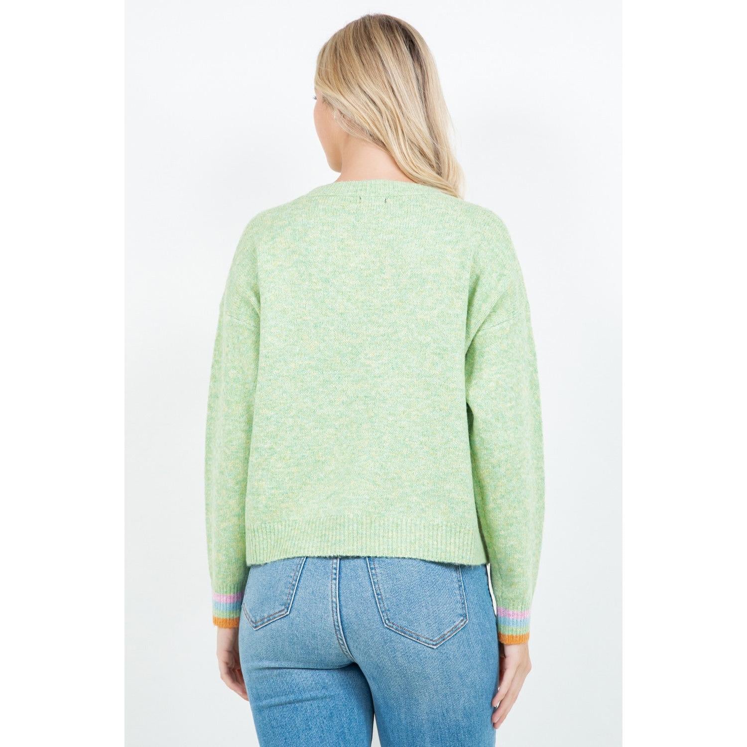 SWEATER | LLAMA-Jackets & Sweaters-DREAMERS BY DEBUT-Coriander