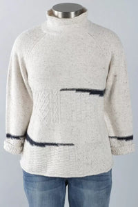 SWEATER | MIXED CABLE STITCH PULLOVER-Jackets & Sweaters-HABITAT-XSMALL-WINTER WHITE-Coriander