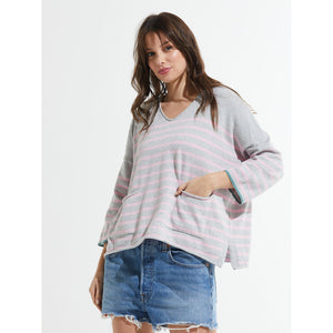 SWEATER | NAUTICAL-Jackets & Sweaters-ZAKET & PLOVER-XSMALL-MARL-Coriander