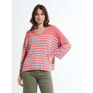 SWEATER | NAUTICAL-Jackets & Sweaters-ZAKET & PLOVER-XSMALL-MELON-Coriander