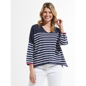 SWEATER | NAUTICAL-Jackets & Sweaters-ZAKET & PLOVER-XSMALL-NAVY-Coriander