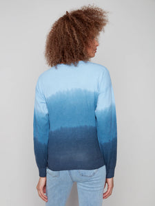 SWEATER | OMBRE CREW NECK-Jackets & Sweaters-CHARLIE B-Coriander