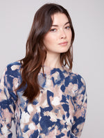 SWEATER | REVERSIBLE ROMANTIC PRINT-Jackets & Sweaters-CHARLIE B-Coriander