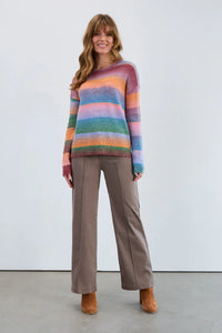SWEATER | SPACEDYE-Jackets & Sweaters-FRENCH DRESSING JEANS-Coriander