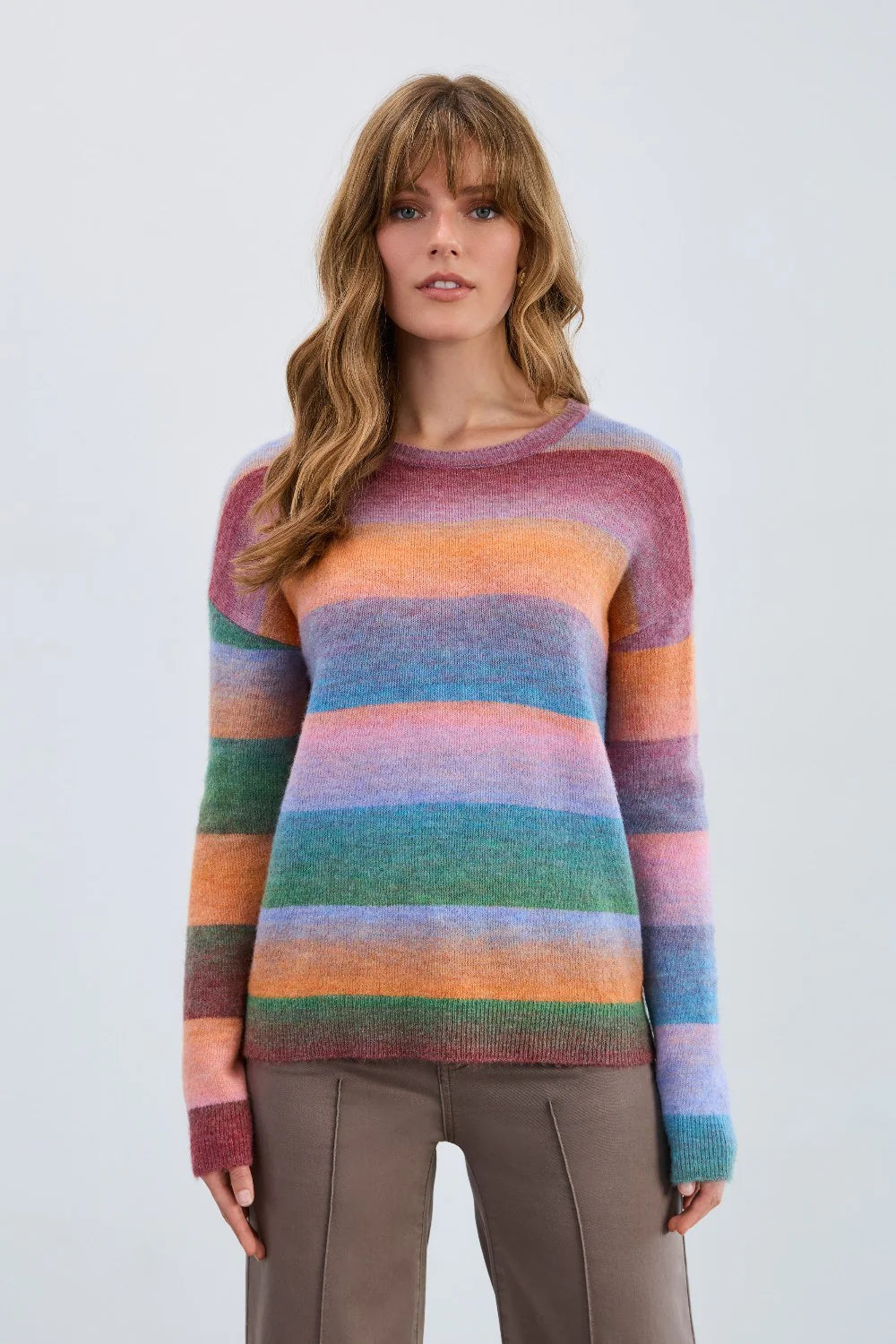 SWEATER | SPACEDYE-Jackets & Sweaters-FRENCH DRESSING JEANS-Coriander