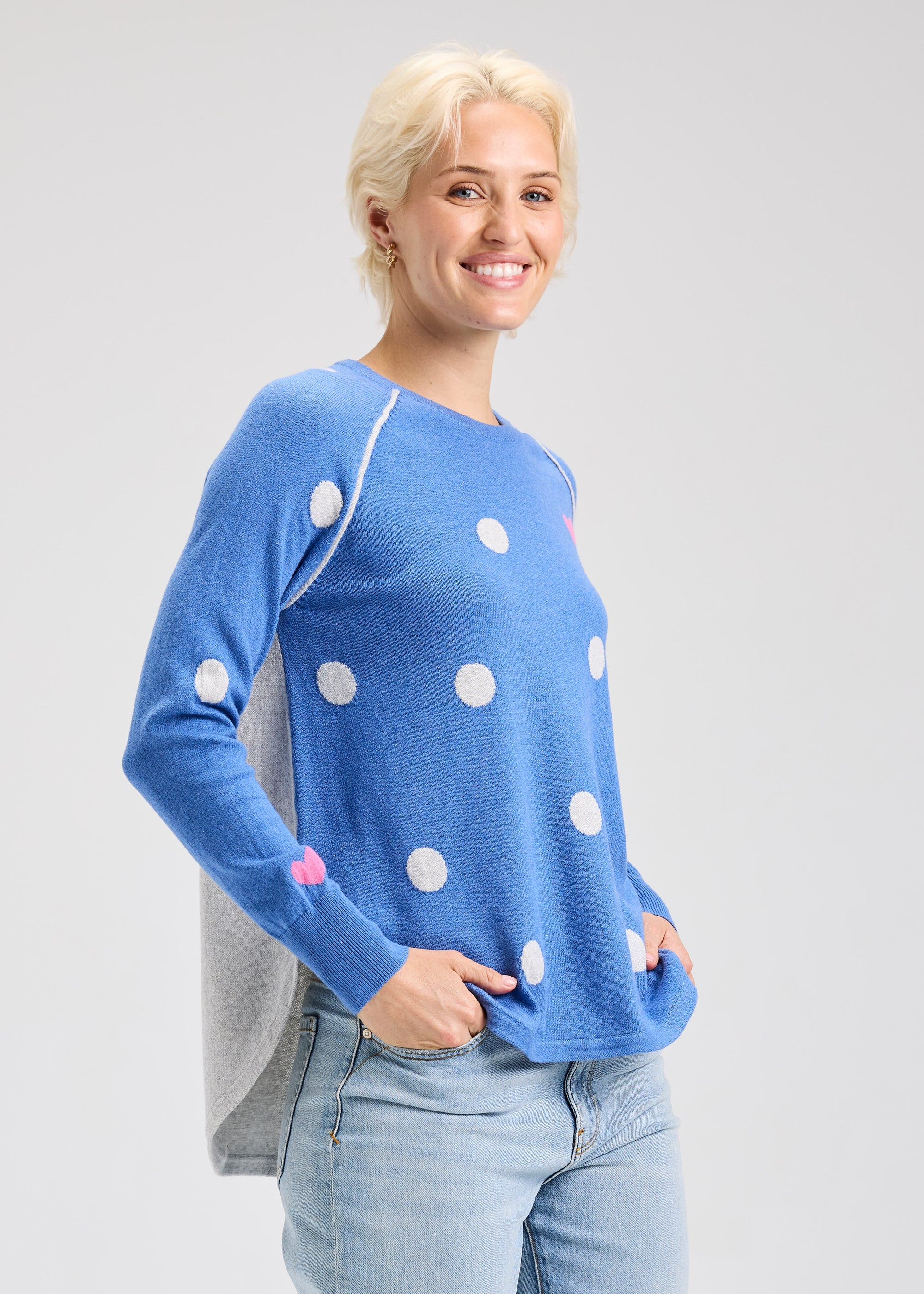 SWEATER | SPOT THE LOVE-Jackets & Sweaters-ZAKET & PLOVER-XSMALL-CHAMBRAY-Coriander