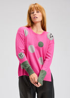 SWEATER | SPOTS INTARSIA-Jackets & Sweaters-ZAKET & PLOVER-Coriander