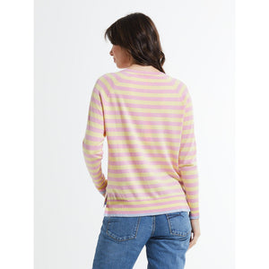 SWEATER | STRIPE V-Sweaters-ZAKET & PLOVER-Coriander