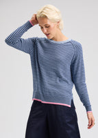 SWEATER | STRIPED CREW-Jackets & Sweaters-ZAKET & PLOVER-Coriander