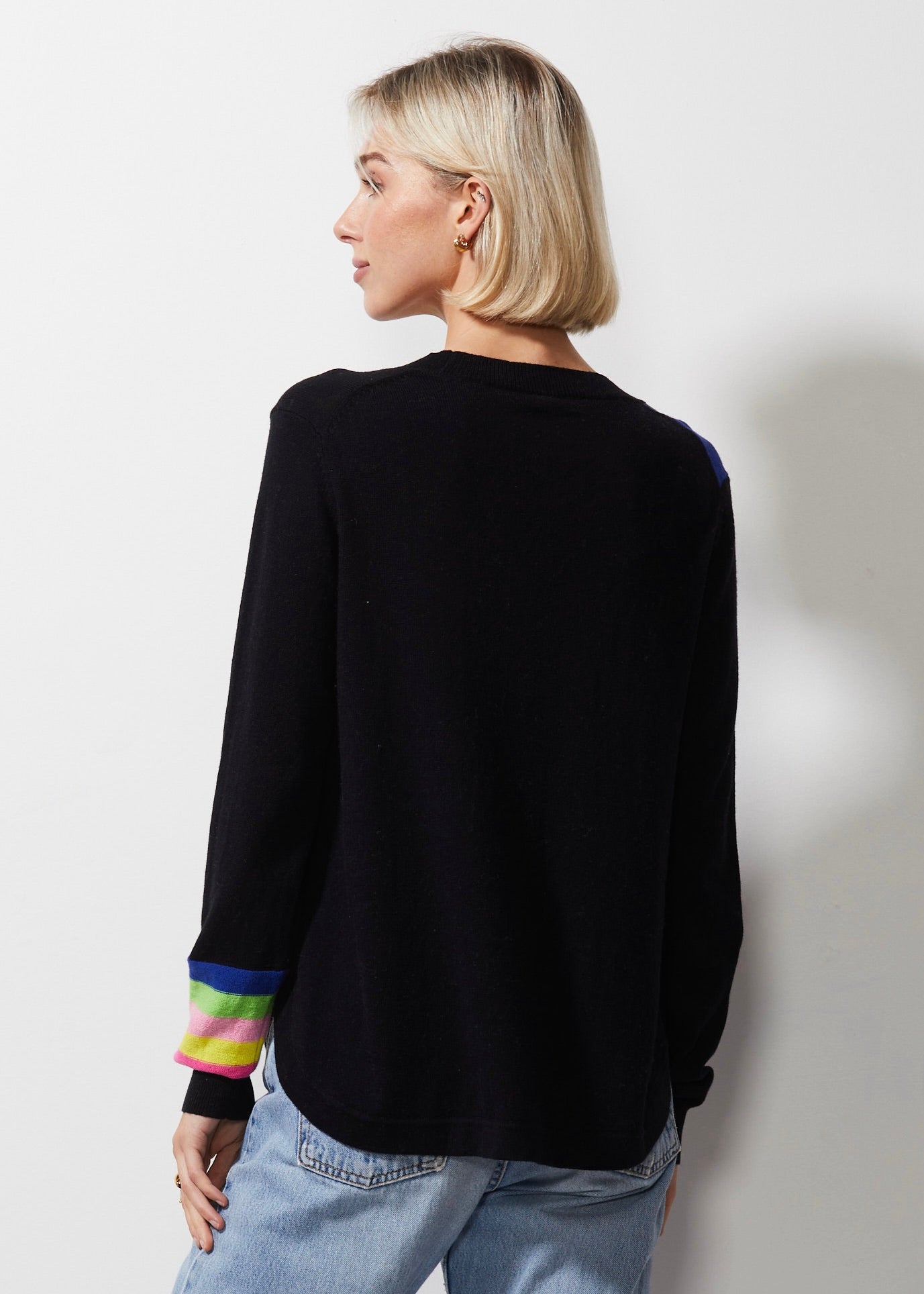 SWEATER | STRIPED CURVE-Jackets & Sweaters-ZAKET & PLOVER-Coriander