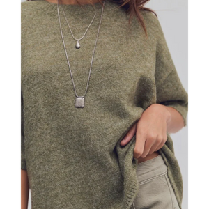 SWEATER TEE | MARGOT-Jackets & Sweaters-FREE PEOPLE-Coriander