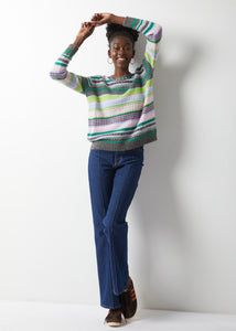 SWEATER | TEXTURED CREW-Jackets & Sweaters-ZAKET & PLOVER-Coriander