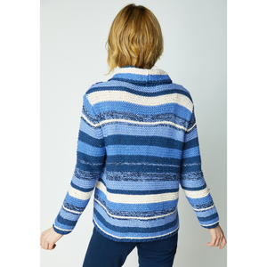 SWEATER | TONAL STRIPE PULLOVER-Jackets & Sweaters-HABITAT-Coriander