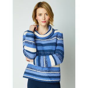 SWEATER | TONAL STRIPE PULLOVER-Jackets & Sweaters-HABITAT-Coriander