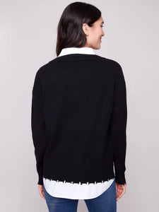 SWEATER | V-NECK FOOLER-Jackets & Sweaters-CHARLIE B-Coriander