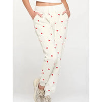 SWEATPANT | HEART ALL OVER-Bottoms-SM WARDROBE-SMALL-Coriander