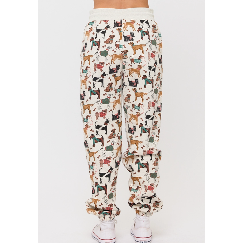 SWEATPANTS | HOLIDAY DOGS-Uncategorised-SM WARDROBE-Coriander