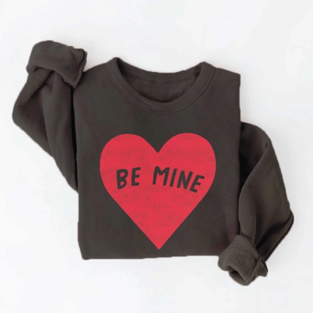 SWEATSHIRT | BE MINE-Tops-OAT COLLECTIVE-Coriander