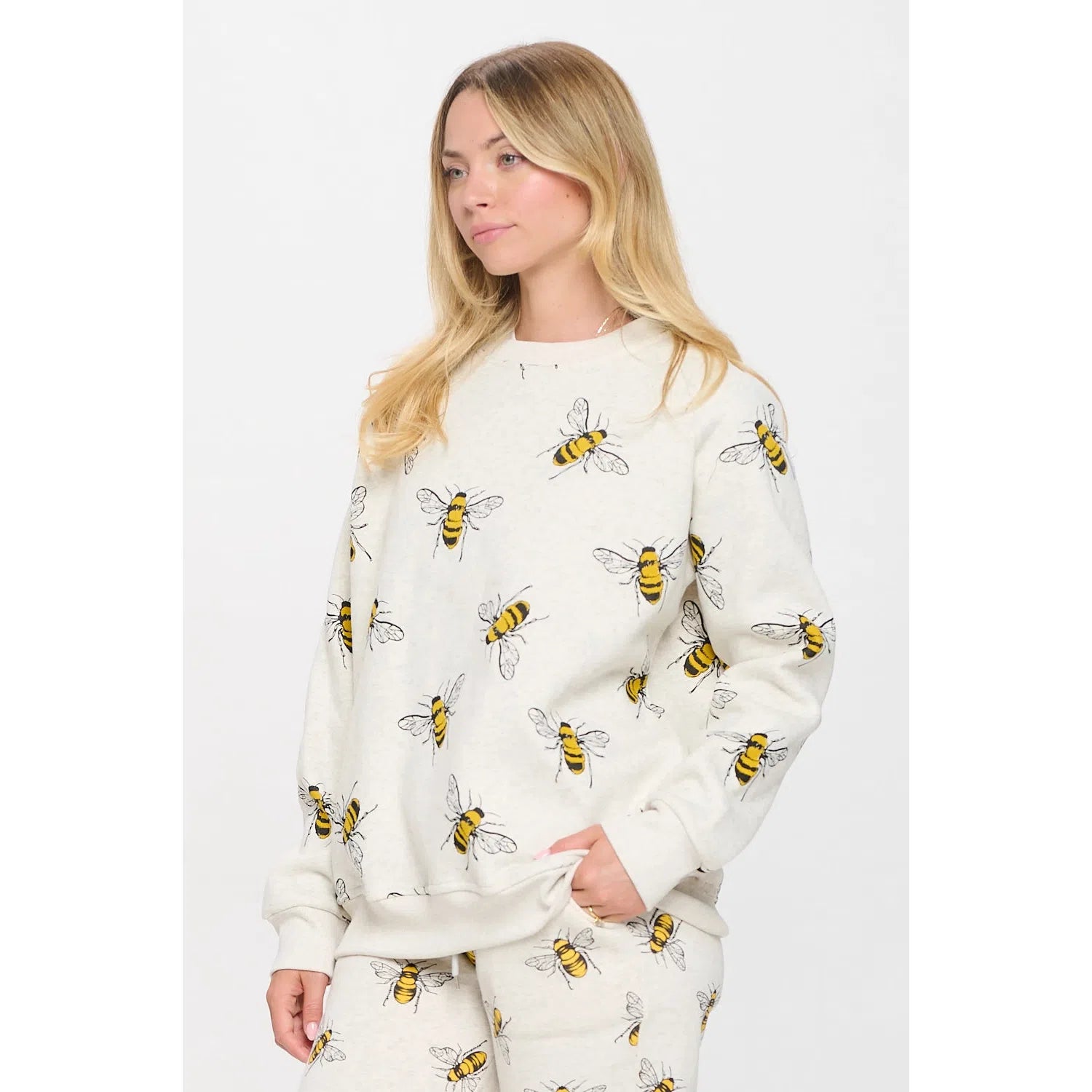 SWEATSHIRT | BUMBLEBEE-Tops-SM WARDROBE-Coriander