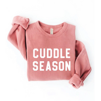 SWEATSHIRT | CUDDLE SEASON-Tops-OAT COLLECTIVE-SMALL-MAUVE-Coriander