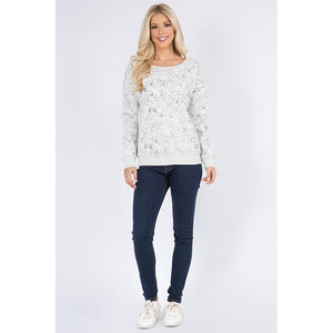 SWEATSHIRT | DOG PRINT-Tops-SM WARDROBE-Coriander