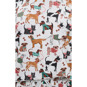 SWEATSHIRT | HOLIDAY DOGS-Uncategorised-SM WARDROBE-SMALL-Coriander