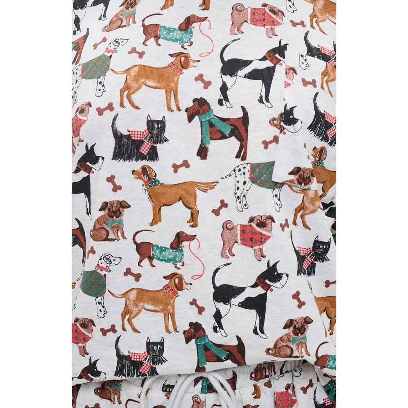 SWEATSHIRT | HOLIDAY DOGS-Uncategorised-SM WARDROBE-SMALL-Coriander