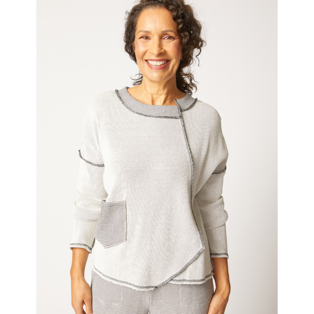 SWEATSHIRT | INSIDE OUT PULLOVER-Tops-HABITAT-SMALL-WINTER WHITE-Coriander