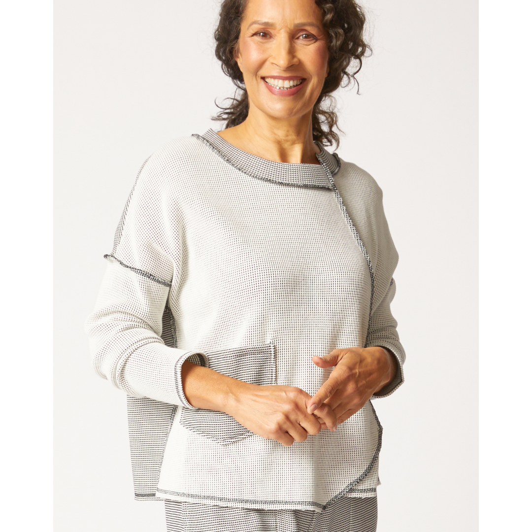 SWEATSHIRT | INSIDE OUT PULLOVER-Tops-HABITAT-Coriander