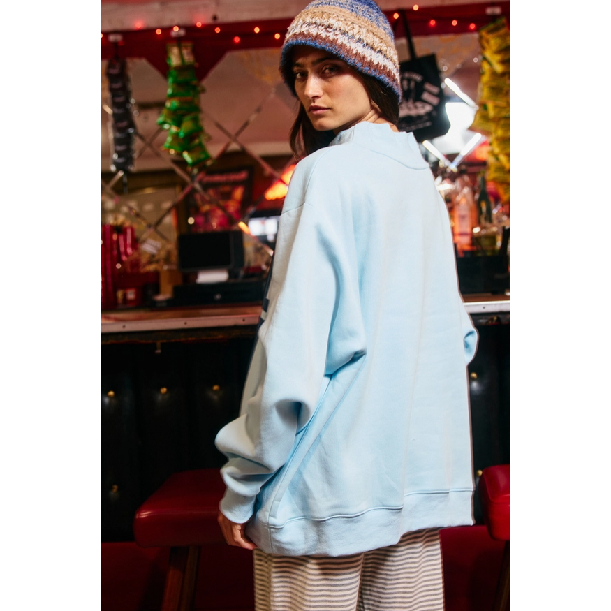 SWEATSHIRT | LET IT SNOW-Uncategorised-BUCKET LIST INC-Coriander