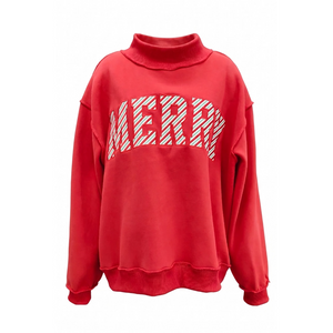 SWEATSHIRT | MERRY-Uncategorised-BUCKET LIST INC-Coriander