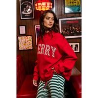 SWEATSHIRT | MERRY-Uncategorised-BUCKET LIST INC-Coriander