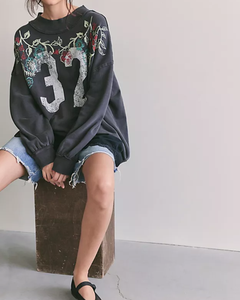 SWEATSHIRT | PALM SPRING TURTLE GRAPHIC-Top-FREE PEOPLE-Coriander