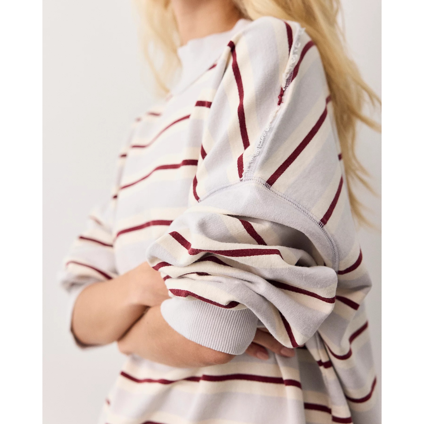 SWEATSHIRT | PALM SPRINGS: STRIPED-Tops-FREE PEOPLE-Coriander