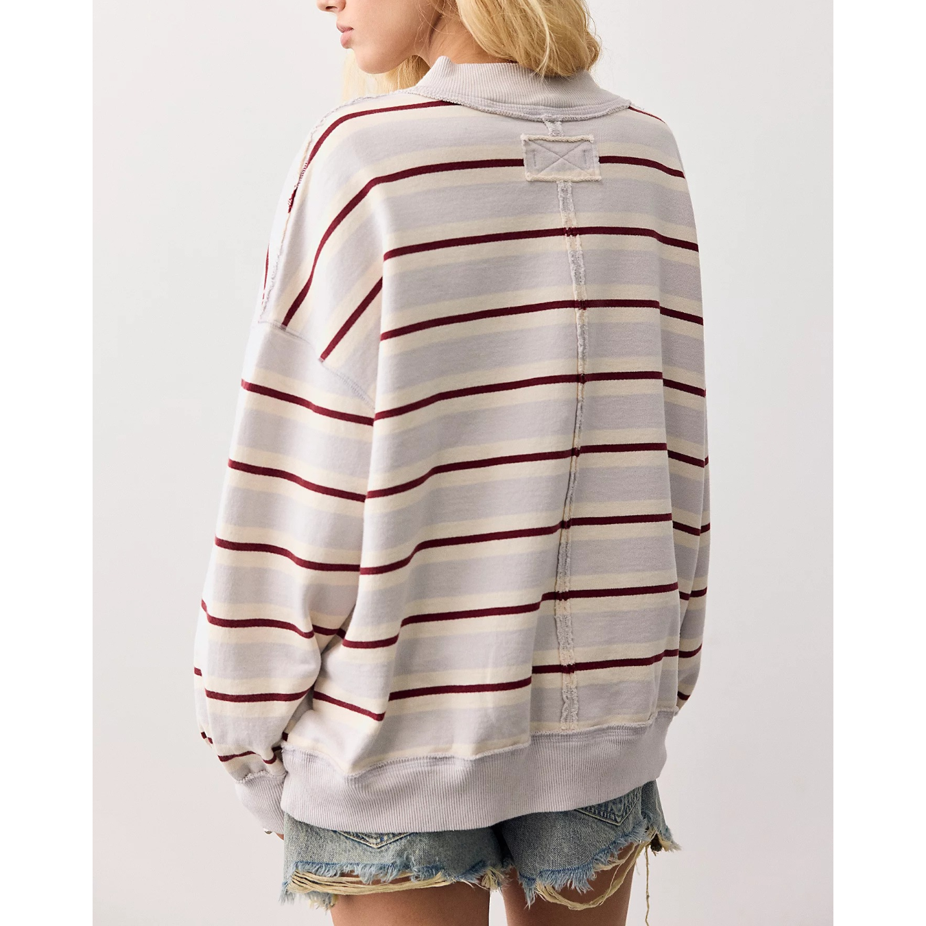 SWEATSHIRT | PALM SPRINGS: STRIPED-Tops-FREE PEOPLE-Coriander