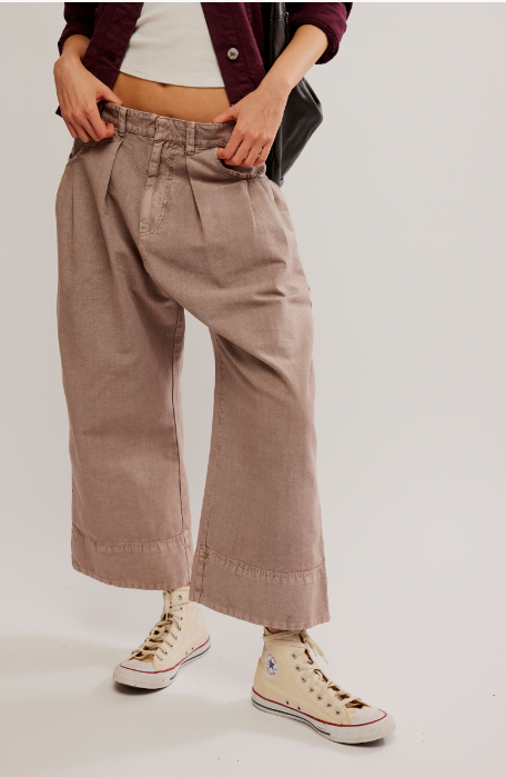 SWEET TALK CHINO PANT-Bottoms-FREE PEOPLE-Coriander