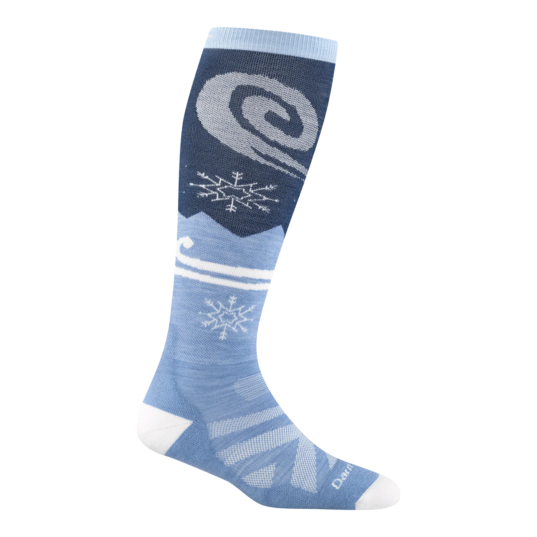 SWIRLWIND OVER THE KNEE WOMEN'S SOCKS-Socks & Footwear-DARN TOUGH-Coriander