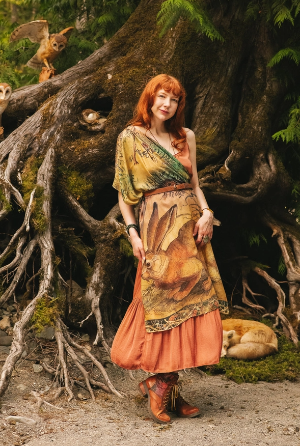SCARF | WOODLAND WISDOM BOHO PRINT